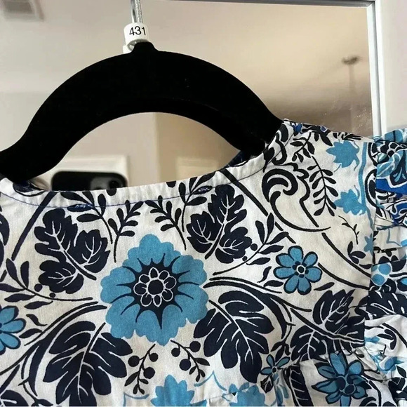 431 Love The Label Women's Short Sleeve Flutter Blouse Size XS - Picture 8 of 10